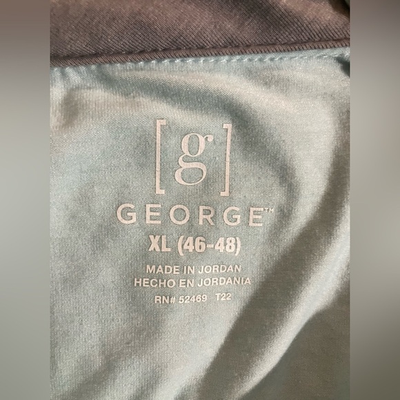 George Light Blue Polo Shirt with Gray Accents - Picture 2 of 3